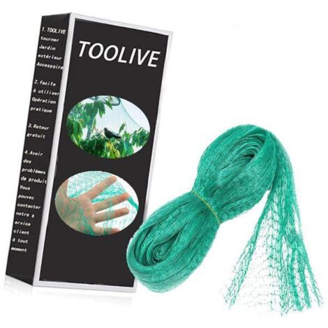 Filet Anti-oiseau clôture de jardin et cultures clôture de protection maille Anti oiseau cerf chat chien poulet 5m 20m