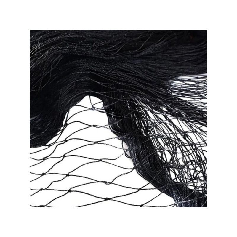 Filet Anti-Oiseaux Filet en Nylon Noir pour Fruit Plant Fruit Filet Anti-Oiseaux Filet 5M x 25M