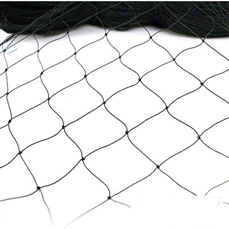Filet Anti Oiseaux Filet Poules pour Protection Jardin Plantes Arbre Fruitier Fleurs Légumes Robuste,noir,157.5m