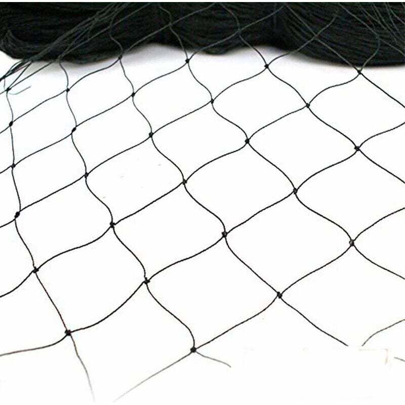 Filet Anti Oiseaux Filet Poules pour Protection Jardin Plantes Arbre,157.5m,noir