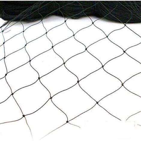 Filet Anti Oiseaux Filet Poules pour Protection Jardin Plantes Arbre，157.5m，noir