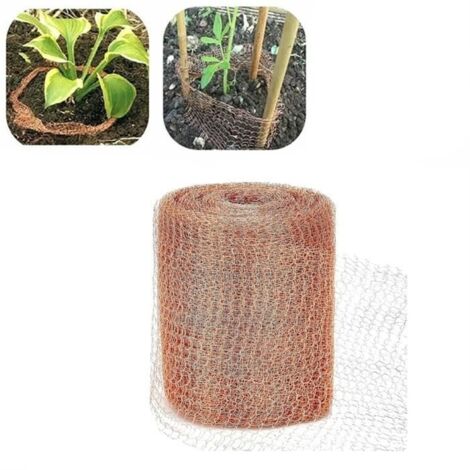 Filet anti oiseaux, Grillage en cuivre tricoté double couche anti-insectes pour l'extérieur, Prévenir les parasites et les souris,6M