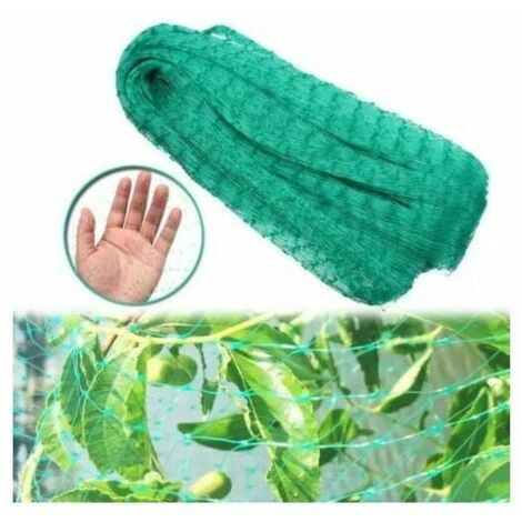 Filet anti-oiseaux robuste, protection des jardins et des cultures, clôture de protection, filet, protection contre les oiseaux, les cerfs, les chats, les chiens et les poules, 2 m, 10 m