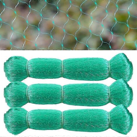 Filet anti-oiseaux vert pour plantes de jardin, résistant et durable, protège les plantes et les arbres fruitiers, empêche les oiseaux, les cerfs et la volaille d'entrer. Meilleure clôture extensible.