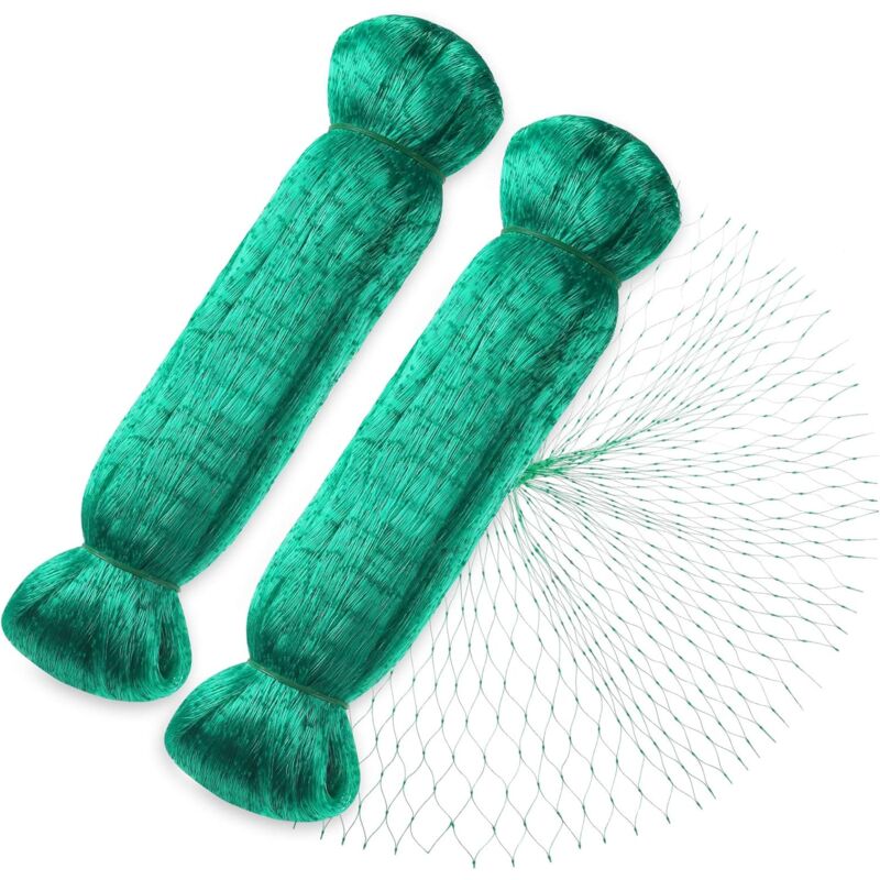 Filet Anti Oiseaux,2pcs 4 10m Vert Jardin Oiseau Filet de pour Plante Filet de Protection,Protéger Les Plantes, Les Fruits, Les Fleurs et Les légumes