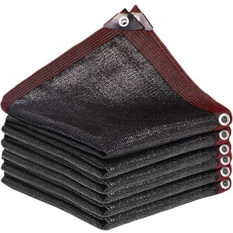 Filet anti-pollution noir avec protection UV Ojales pour tonnelle, jardin, serre, extérieur 2 x 5 m