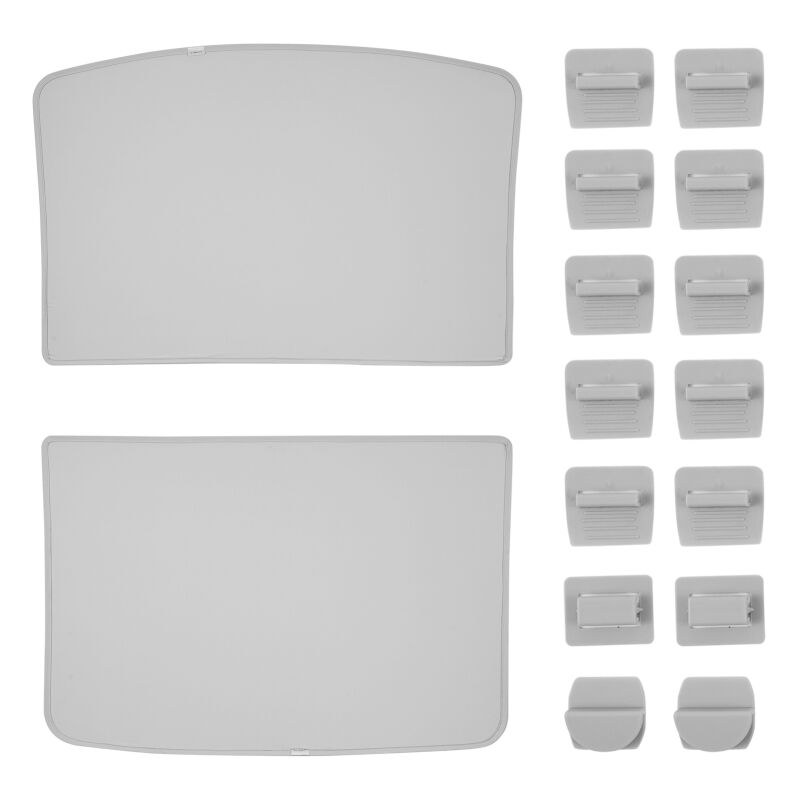 Tumalagia - lifcausal Store de toit pliable pour Tesla Model y 2020-2023 Pare-soleil thermique avec revêtement glacé, sac de rangement et