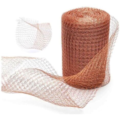 Filet antiparasitaire en cuivre 100%, anti-limaces, escargots, rongeurs, oiseaux, pour intérieur et jardin, 6 m
