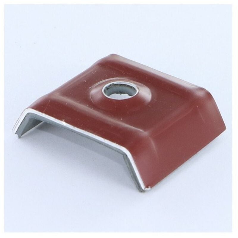 Cavalier Etanche epdm 30X25 profil Trapézoidale Aluminium RAL3009 rouge oxyde-100 pièces