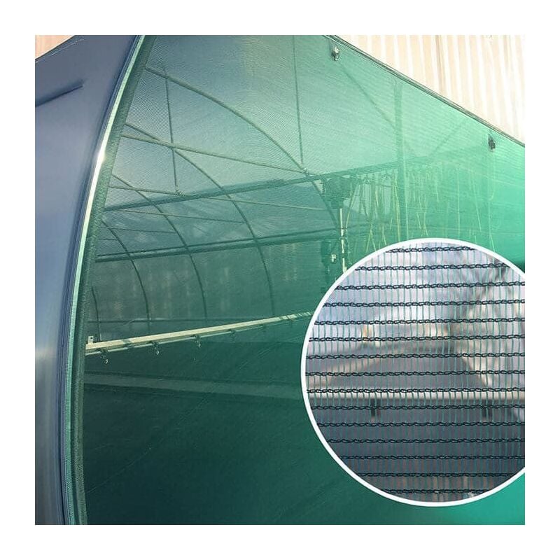 Atout Loisir - Filet Brise-vent - ombrage vert - 106gr/m² - Long 10 m, Larg 6 m