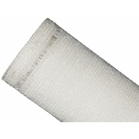 Filet Brise-Vue 85% - Blanc - 145gr/m² - Boutonnières Blanc 3m x 50m - Blanc