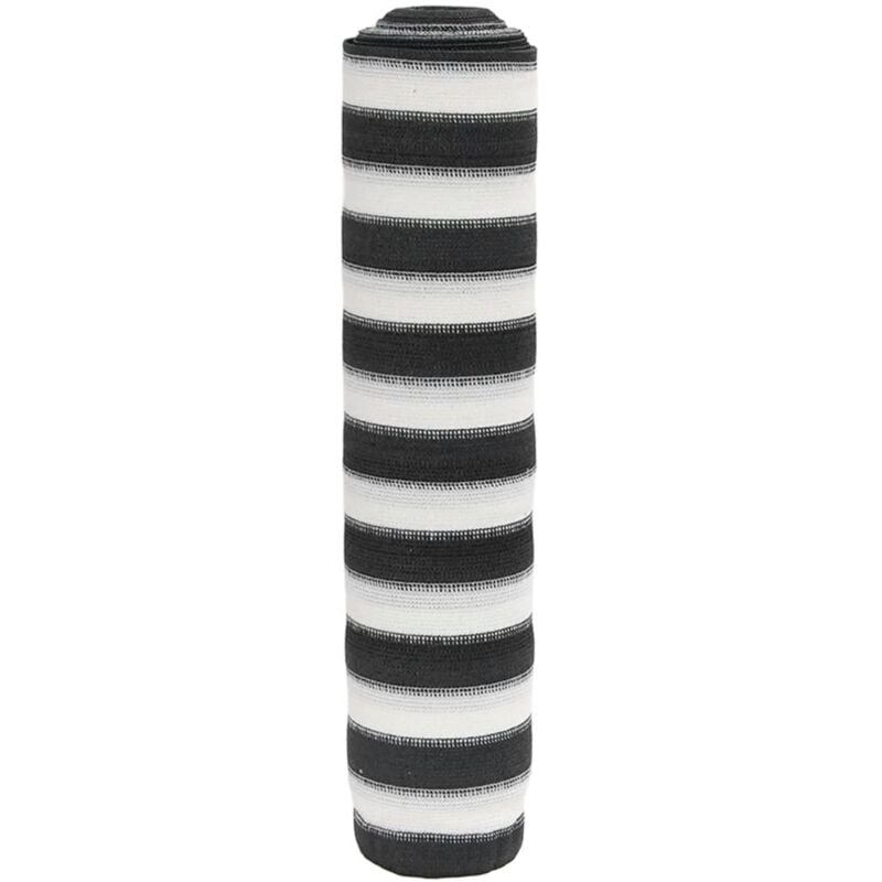 Vidaxl - Filet brise-vue anthracite et blanc 1x50 m pehd 75 g/m²