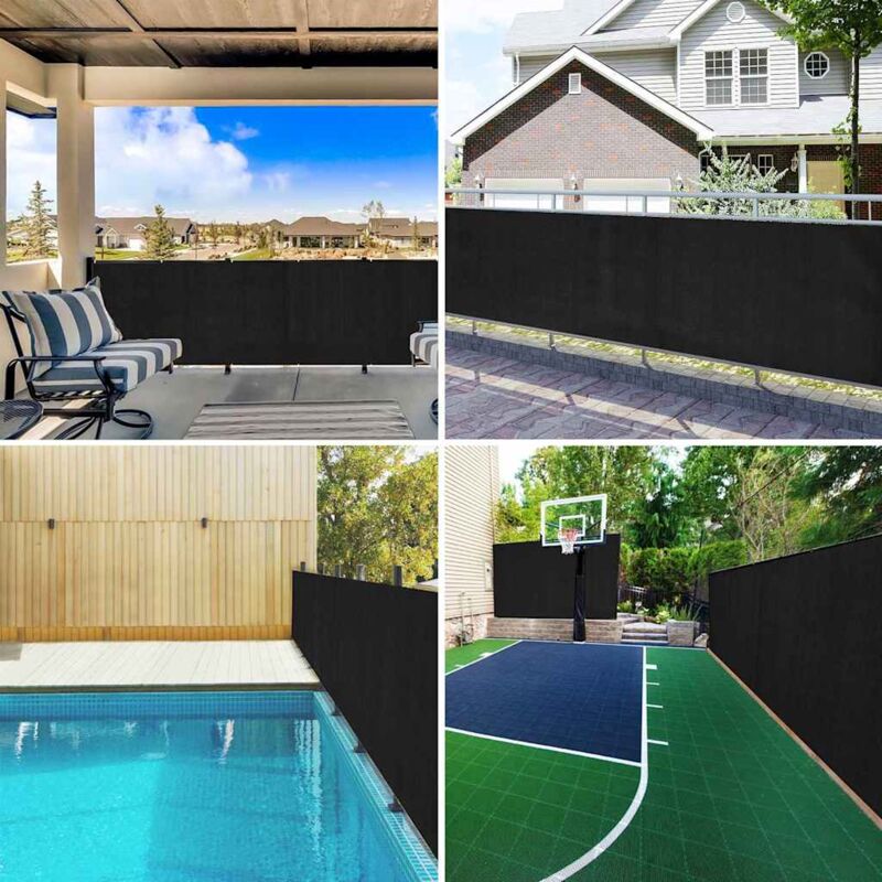 Vidaxl - Filet brise-vue Noir 1x25 m pehd 75 g/m²