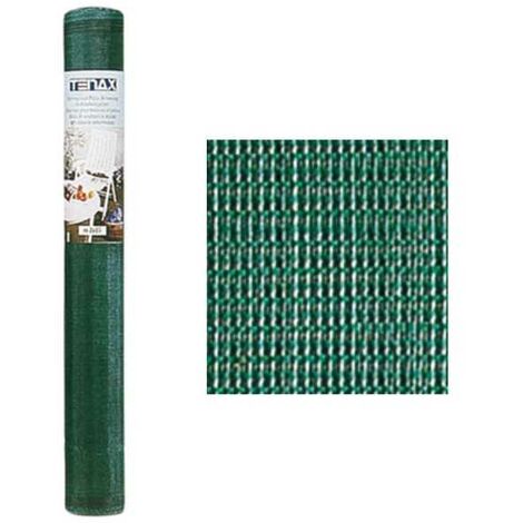 Filet brise-vue 150 cm – Maille polyéthylène stabilisé UV – Longueur 10 m – Tissage 90% occultant – Couleur vert/noir – Tenax