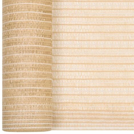 Filet brise-vue，Clôture brise-vue Beige 1x25 m PEHD 195 g/m² CFW33202
