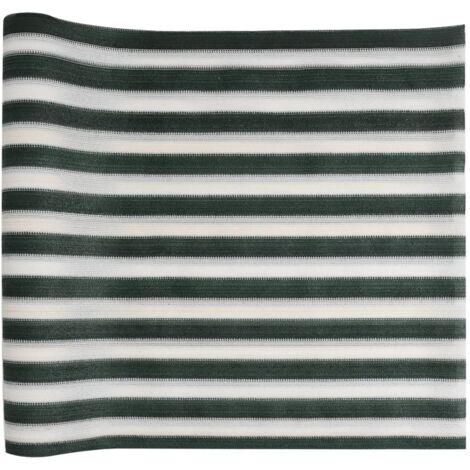 Filet brise-vue，Clôture brise-vue vert et blanc 2x10 m PEHD 150 g/m² CFW33297