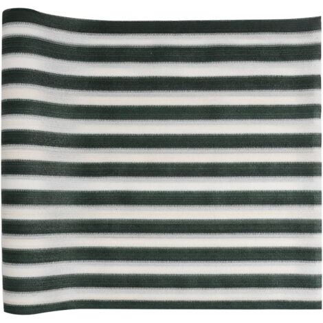 Filet brise-vue，Clôture brise-vue vert et blanc 2x25 m PEHD 150 g/m² CFW33300