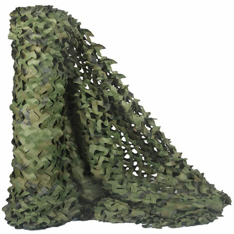 Filet camouflage en rouleau pour pare-soleil de décoration militaire de chasse, 1,5 m x 2,5 m (4,9 pi x 8,2 pi)