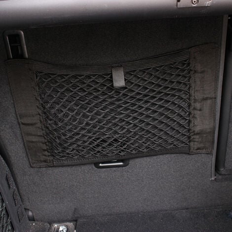 40 x 25 cm - Filets d'intérieur de voiture pour coffre, Filet en maille  élastique pour dossier de siège, Sac