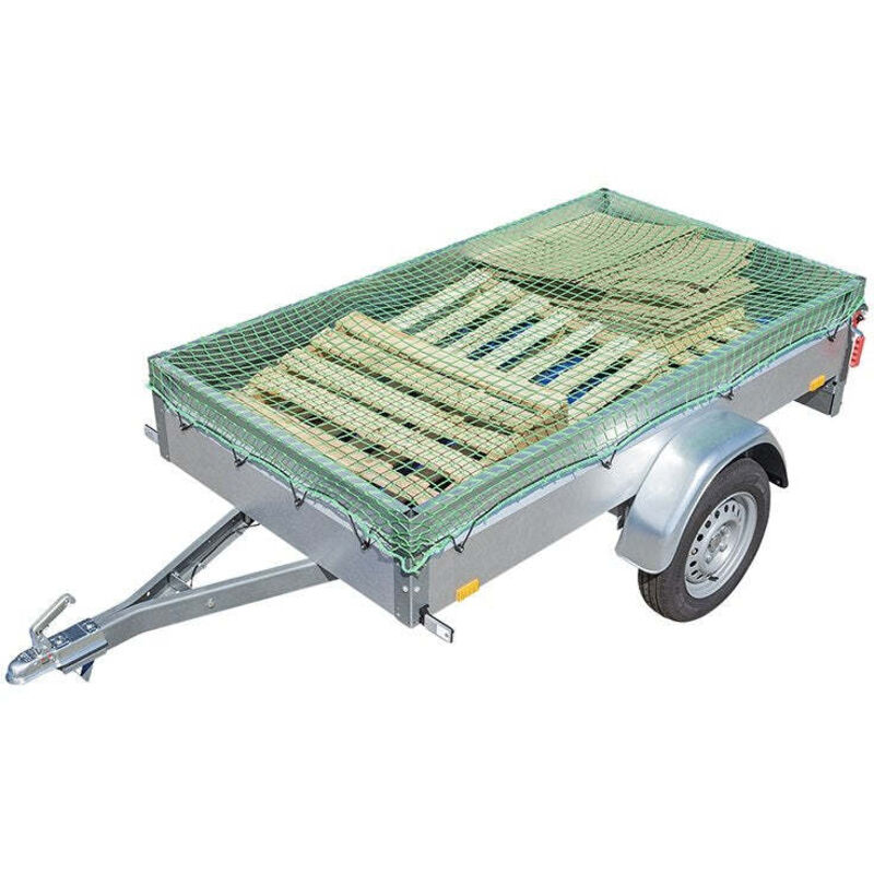 Proplus - Filet pour remorque 2x3,5 m avec corde élastique