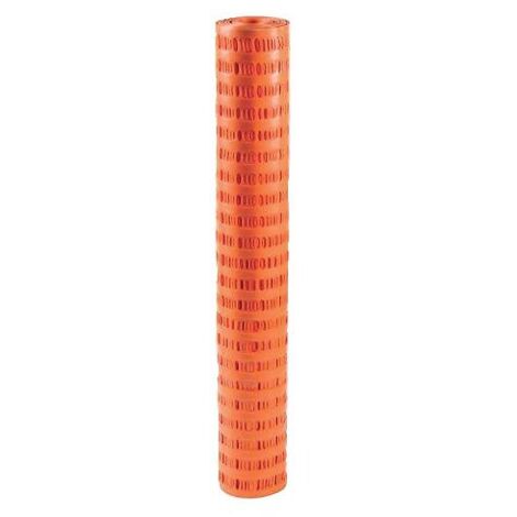 Filet de balisage orange pour chantiers haute résistance anti UV 1mx50m - BARNIER