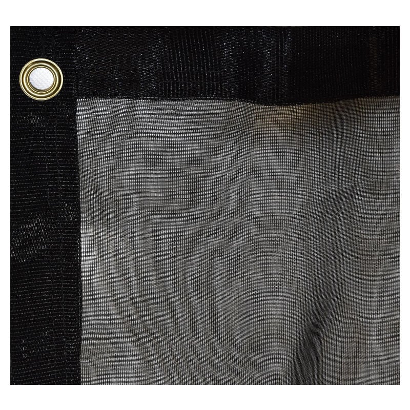 Filet de benne 160g/m² - Tissé - Noir - Sans sandow 3.5m x 5.5m Noir