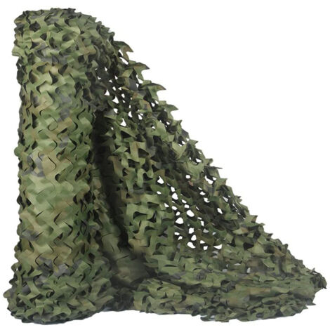 Filet De Camouflage - 1,5 M X 2 M - Polyester Oxford 150D - Pour Chasse Peinture À Air Campement Observation D Oiseaux Décoration Extérieure - 1 Pièce