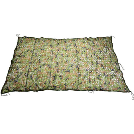 Filet de camouflage 2 x 3 mètres, motif feuilles de forêt, idéal pour la chasse et le camping (cmk)