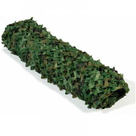 Filet De Camouflage - 3 x 4 M - Polyester Oxford - Double Couche - Pour Chasse Observation Oiseaux Photographie Studio - 1 Pièce