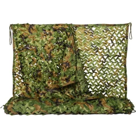 Filet de camouflage - - 4x5 M - Polyester Oxford 150D - Léger - Décoratif
