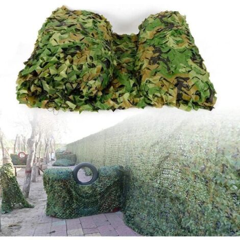 Filet de camouflage 6x4 m jungle camouflage photographie aérienne filet de protection solaire se protéger de la lumière extérieure