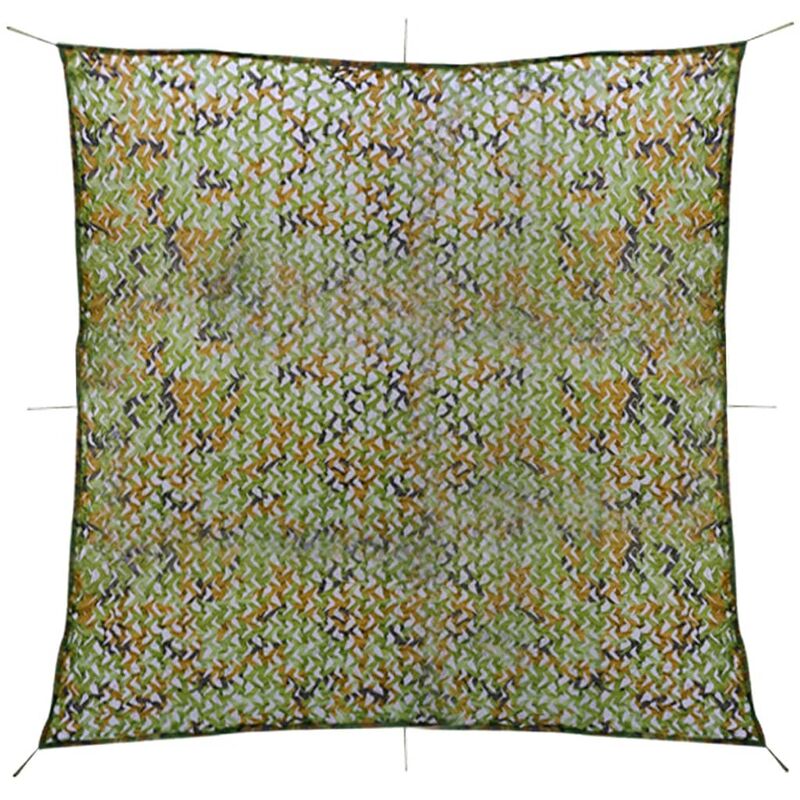Vidaxl - Filet de Camouflage avec Sac de Rangement Vert 4x4 m