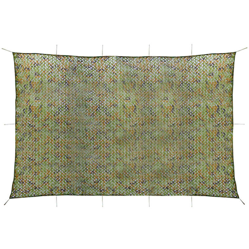 Vidaxl - Filet de Camouflage avec Sac de Rangement Vert 6x8 m