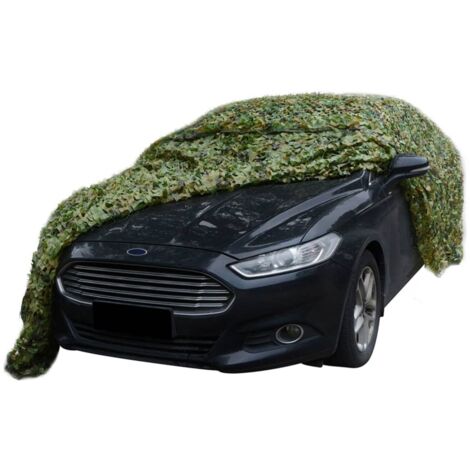 Filet de camouflage avec sac de rangement 5x5 m Vert CFW633649