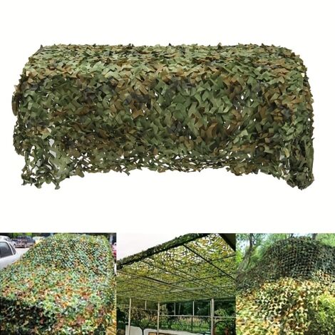 Filet de camouflage, filet de camouflage, stores en filet de camouflage pour la chasse, pare-soleil, tir, camping, décoration de fête, 1,5 m x 4 m