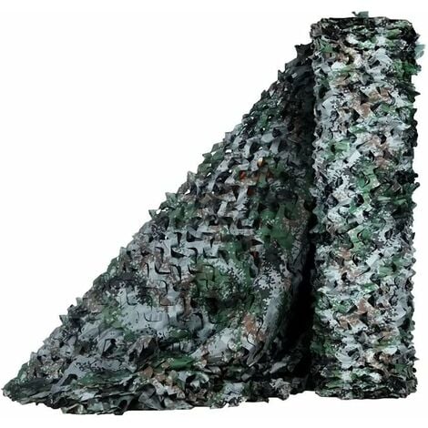 Filet de Camouflage Militaire Grande Taille Parfaits pour Chasse, Ombrage,Camouflage Décoration,Parasol,Terrasse Protection Solaire 2x3m