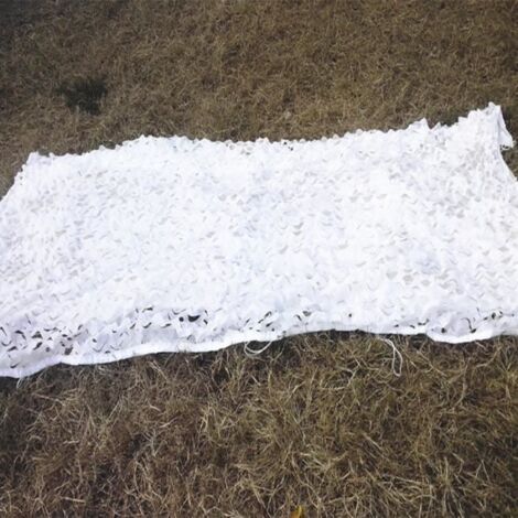 Filet de Camouflage militaire Woodlands feuille 3 m X 3 m (Camouflage pour chasse/Camping）