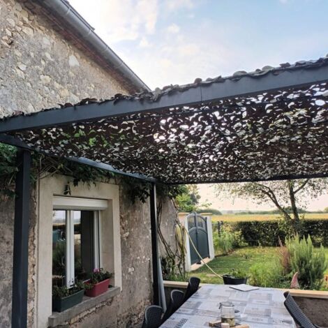 Filet de camouflage renforcé militaire 2x5m