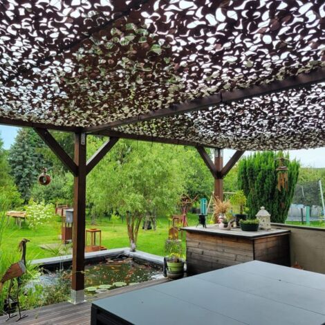 Filet de camouflage renforcé militaire 8x8m