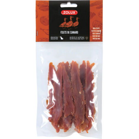 Filet de canard 100 g friandises pour chien - zolux