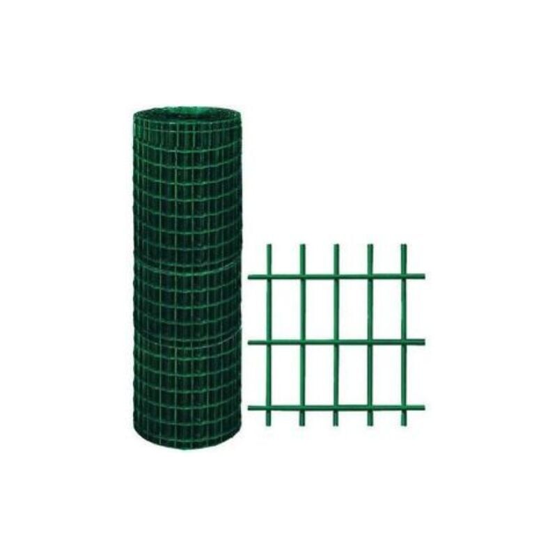 Filet de clA ture galvanisA plastifiA a lectrosoudA Sidex 25 mt x 180 cm h 75x50 mm maille