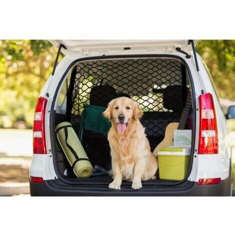 Filet de coffre 19980 – Filet à bagages universel noir – Dimensions 130 cm x 87 cm – Ouverture de maille 25 mm avec 4 crochets – Hp Autozubehör - X442621