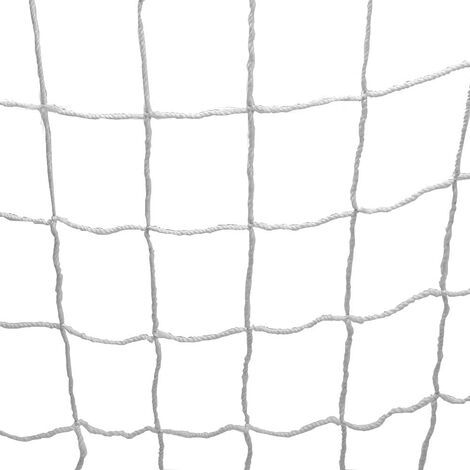 Filet de Football de Football, Fibre de polypropylène de Remplacement de Sports Pleine Grandeur Filet de tir portatif léger Solide pour l'entraînement (ensemble de 2,5 mm pour 5 personnes)