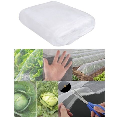 Filet de Jardin 2x5m, Protection Anti-Insectes pour Potager