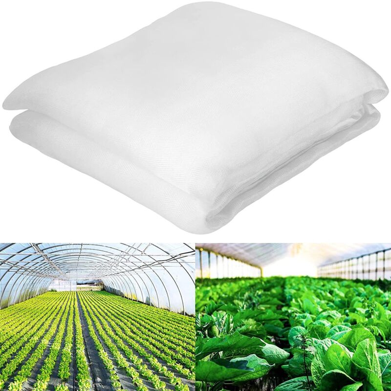 Filet de Jardin,10 m x 3m Filet Anti Insecte, Filet Anti Insectes Potager, Maille Fine Anti-Insecte en Maille pour la Protection des Plantes, Fleurs,
