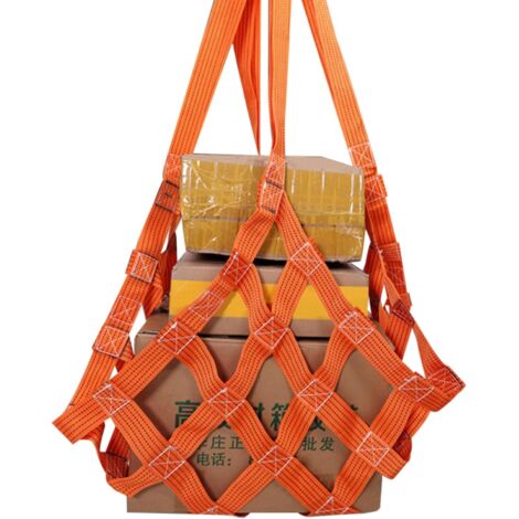 Filet De Levage Cargo - 99x99 Cm Organisateur À Sangles - 9.9 cm Maille