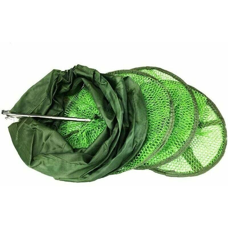 Filet de pêche filet Nasse Pliable Cage poisson pêche filet de pêche panier Keep pour garder Leurres Langouste Crabe Poissons éperlan ménés crevettes