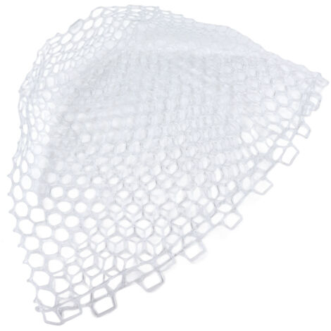 Filet de pêche à la truite en maille caoutchouc transparent, 32 cm, pour remise à l'eau en préservant les écailles