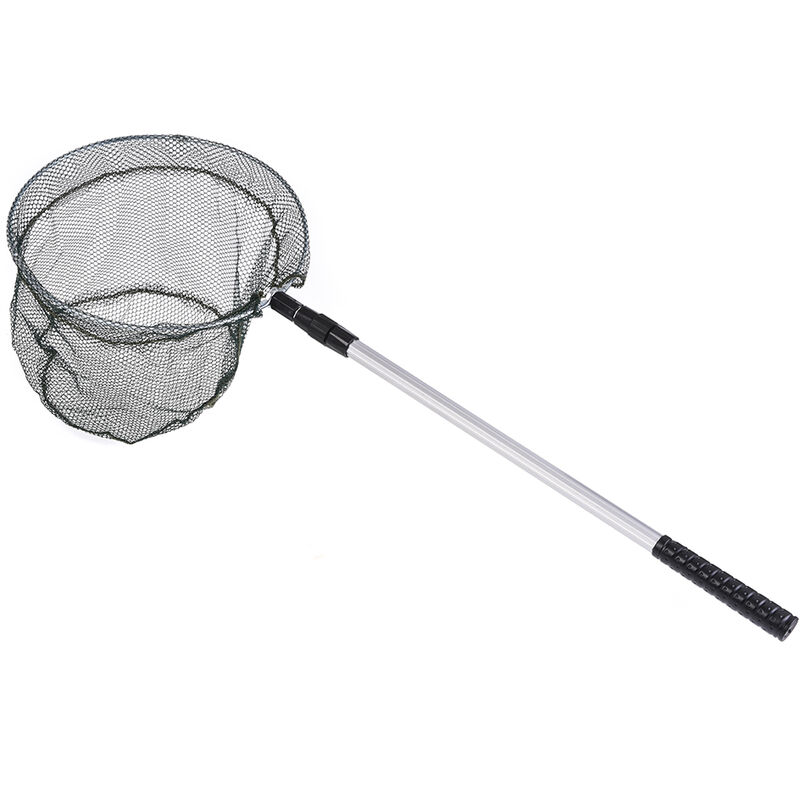 Filet De Peche, Epuisette En Alliage D'Aluminium, Manche Telescopique Pliable Et Pliable, Deux Sections