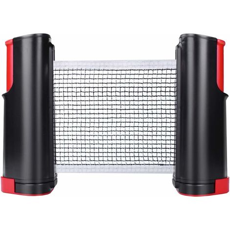 Filet de ping-pong rétractable avec support, parfait pour une table de ping-pong, un bureau, une cuisine ou une table de salle à manger